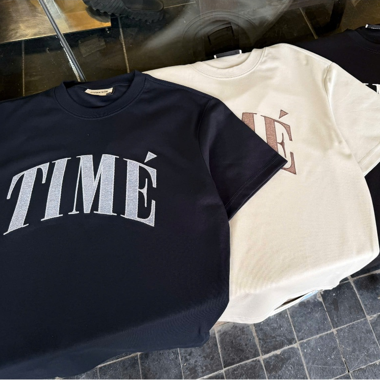Áo Phông Chất Đẹp Nhà Zoewatson Thêu "TIME"_5639