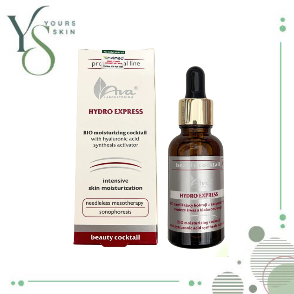 [30mL] Serum dưỡng ẩm phục hồi Ava Hydro Express