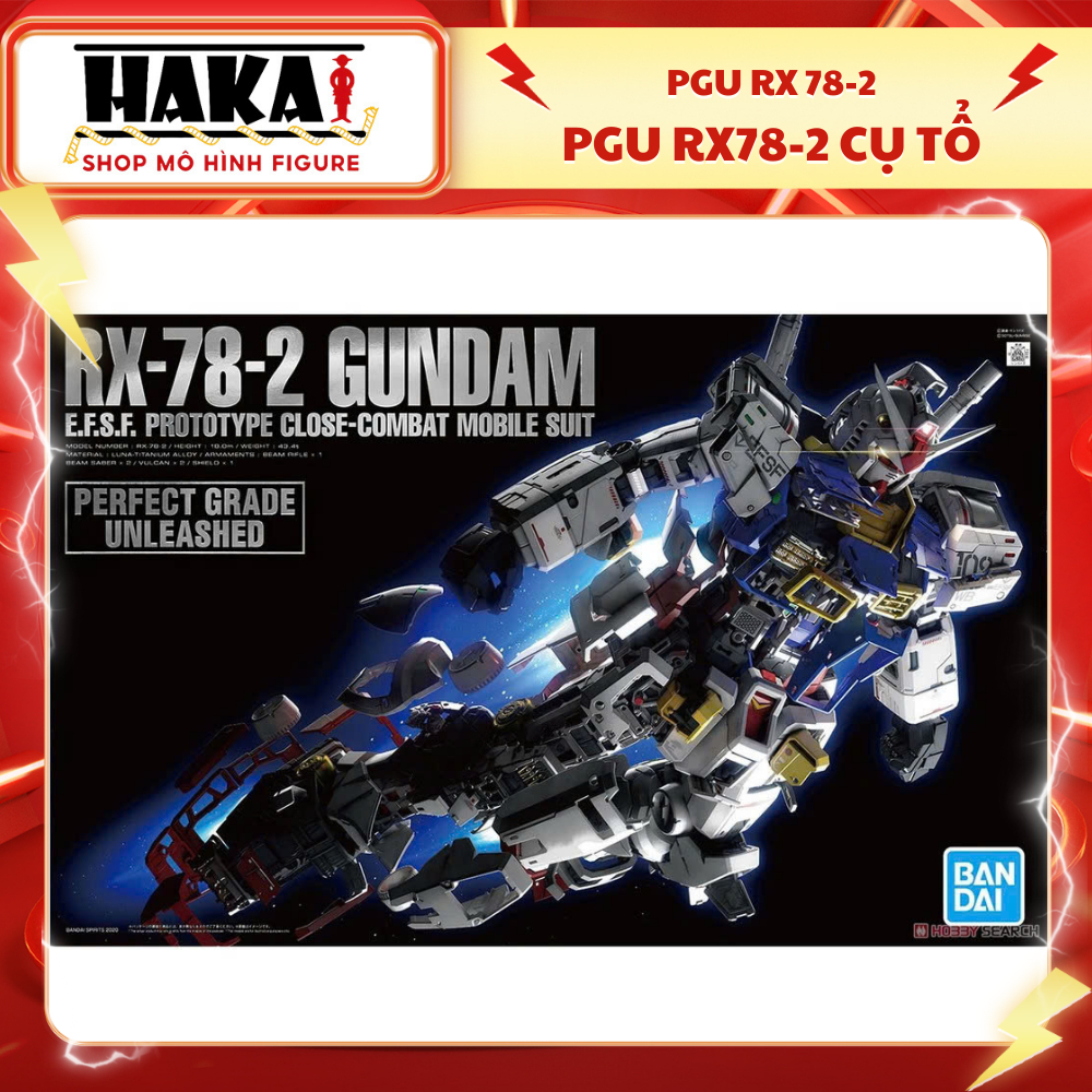 Mô hình lắp ráp Gundam PGU Perfect Grade Unleashed RX-78-2 ( PG Cụ ) - Mô hình Figure Hakai shop