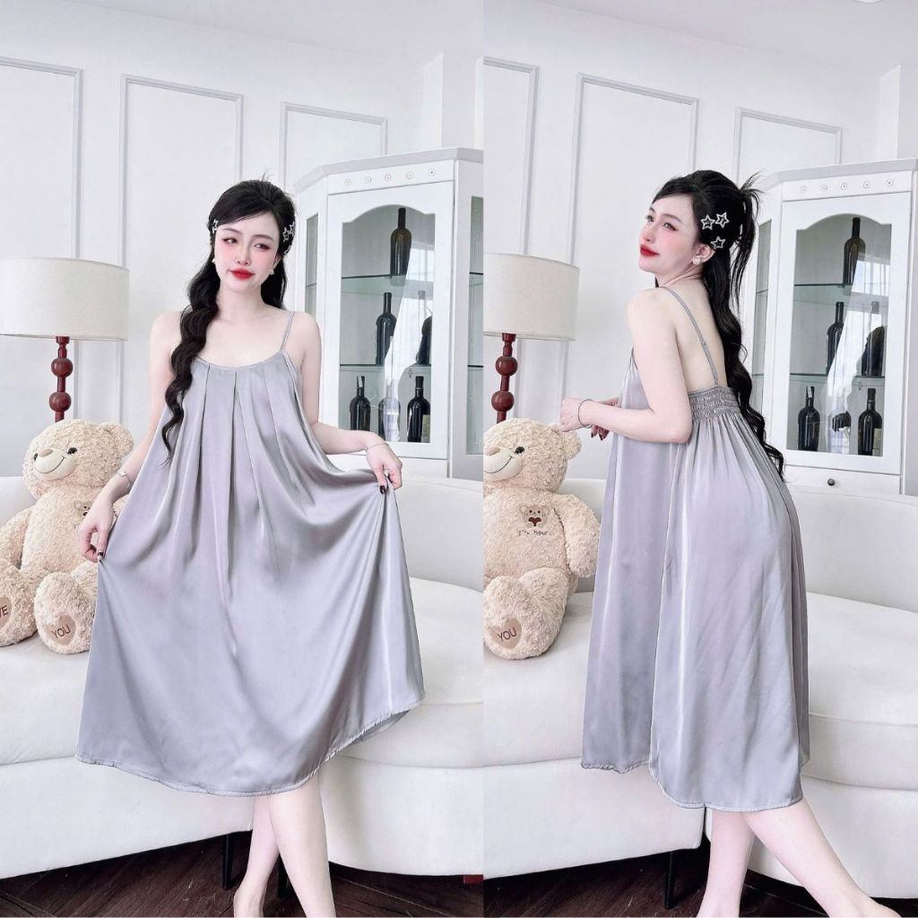 Váy ngủ sexy bigsize MIKY, Đầm ngủ sexy lụa Latin Chất Siêu Mát Dáng Siêu Xinh < 70kgc M86 | BigBuy360 - bigbuy360.vn