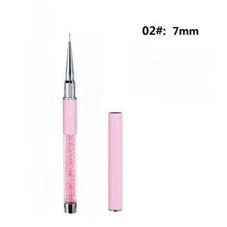 Cọ nét vẽ móng cán đá sịn Đủ size 6- 9- 11mm ( màu cọ sẽ thay đổi theo lô sx của cty)