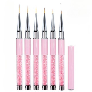 Cọ nét vẽ móng cán đá sịn Đủ size 6- 9- 11mm ( màu cọ sẽ thay đổi theo lô sx của cty)