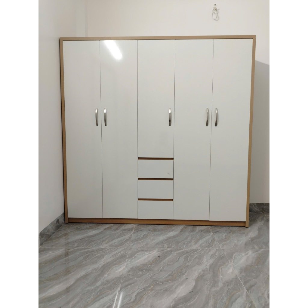 TỦ QUẦN ÁO MDF 2M 5 CÁNH