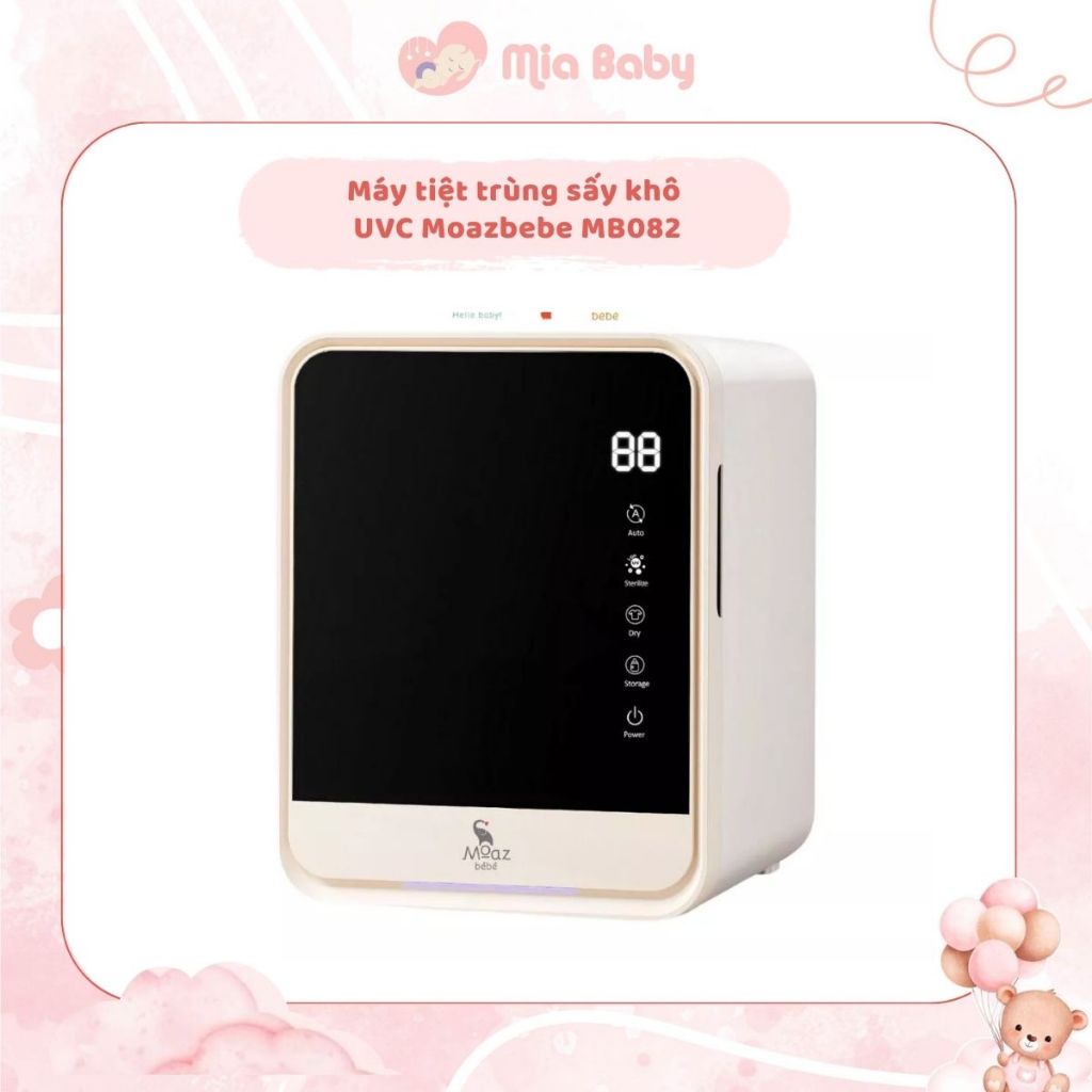 Máy tiệt trùng sấy khô UVC Moazbebe MB082