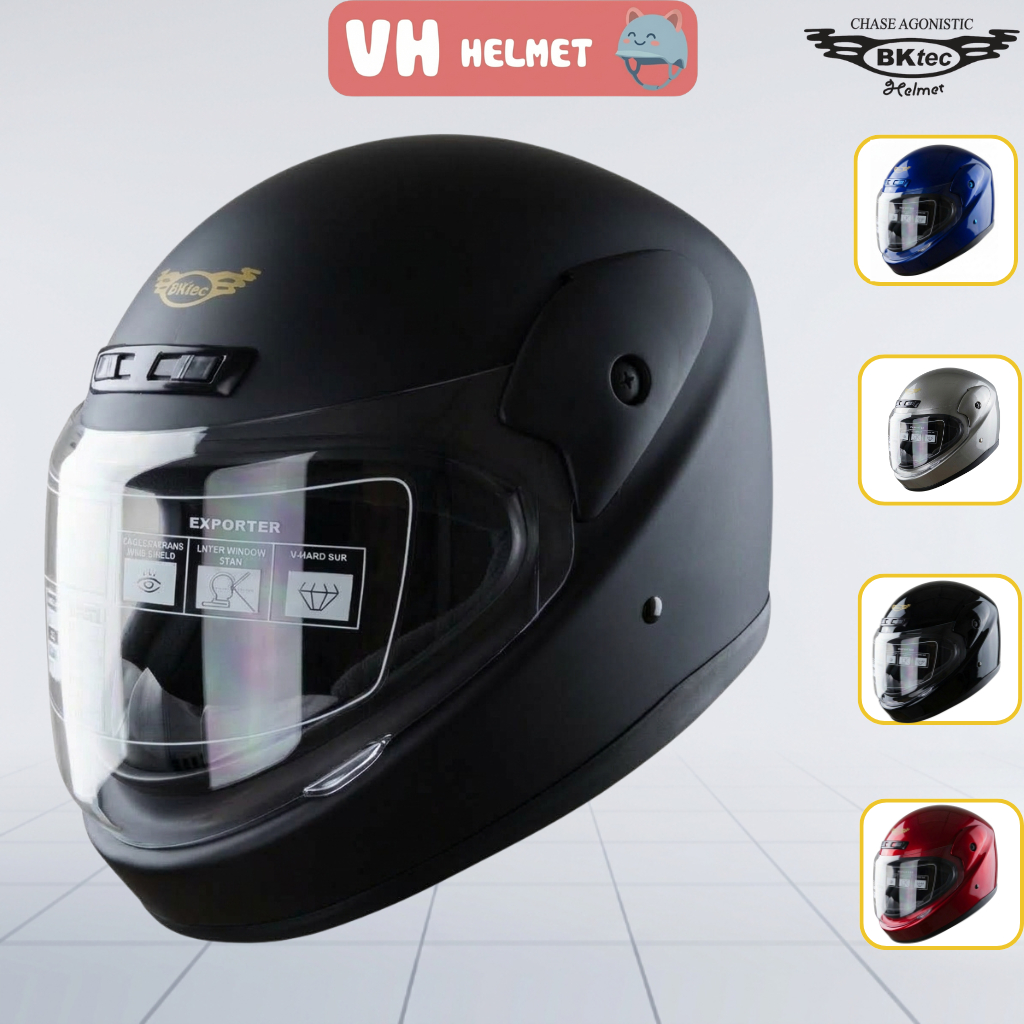 Mũ bảo hiểm Fullface Bktec BK30 - Vòng đầu 57-60cm – Hàng chính hãng - Bảo hành 12 tháng