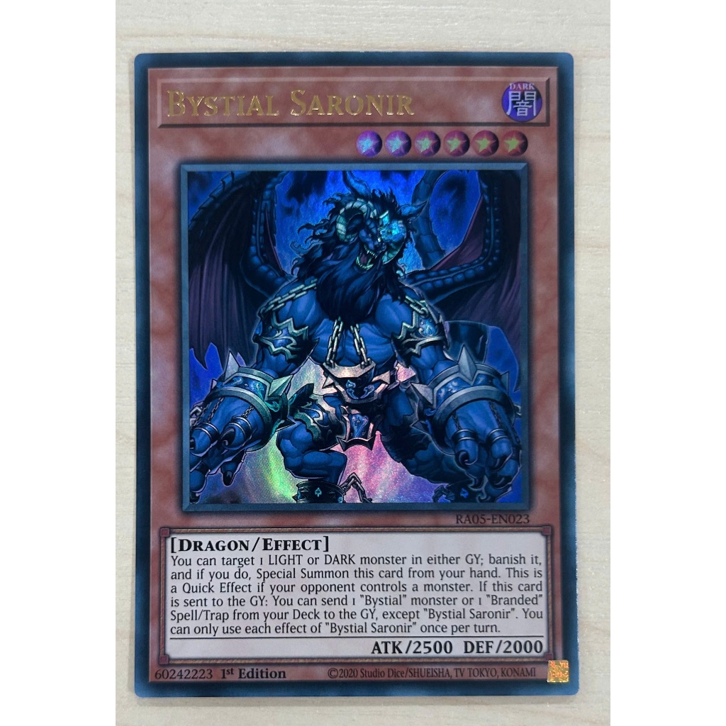 Thẻ bài Yugioh - Bystial Saronir