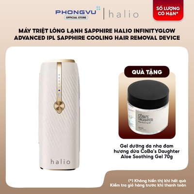 Máy triệt lông lạnh Halio InfinityGlow Advanced IPL - Công nghệ Sapphire - Bảo hành 24 tháng