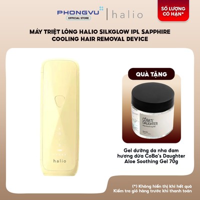 Máy triệt lông Halio SilkGlow IPL Sapphire Cooling - Công nghệ làm mát - 5 mức nhiệt - Bảo hành 24 tháng