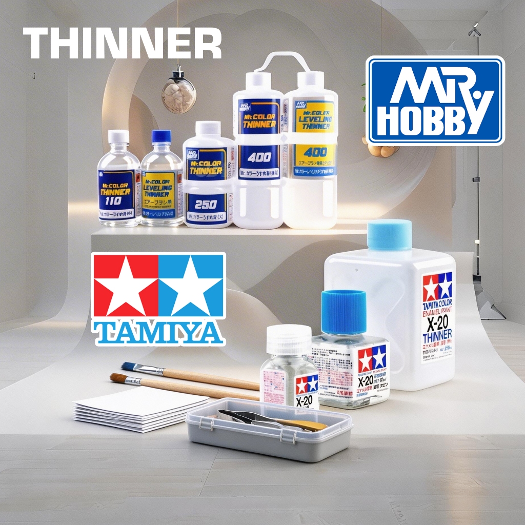 Thinner dd pha sơn thinner gốc acrylic, lacquer, enamel 10ml 40ml 110ml 250ml 400ml Tamiya Mr.Hobby