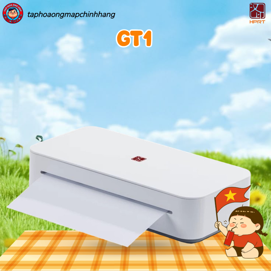 Máy In A4 Không Mực HPRT GT1 – Công Nghệ In Giấy Than, Kết Nối Wifi & Bluetooth, BH 12 Tháng