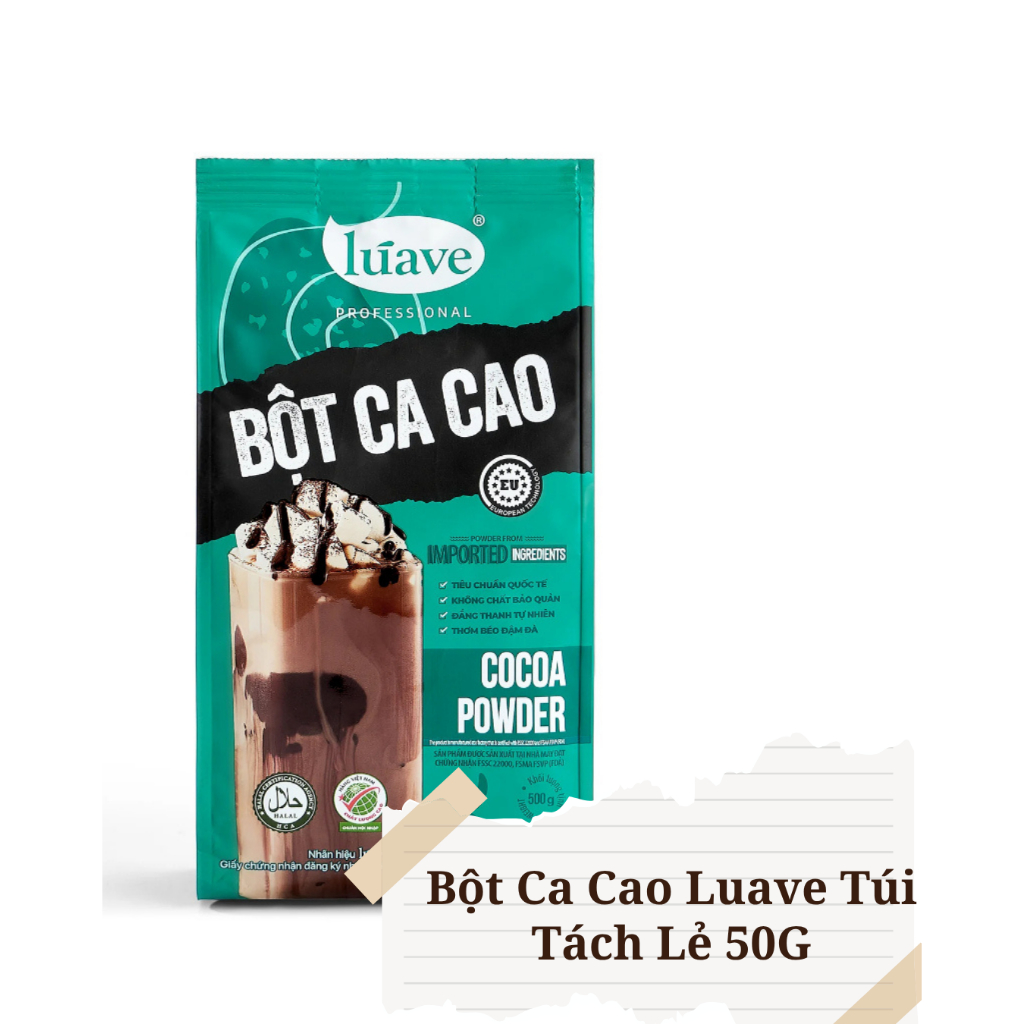 Bột Ca Cao Luave Túi Tách Lẻ 50G