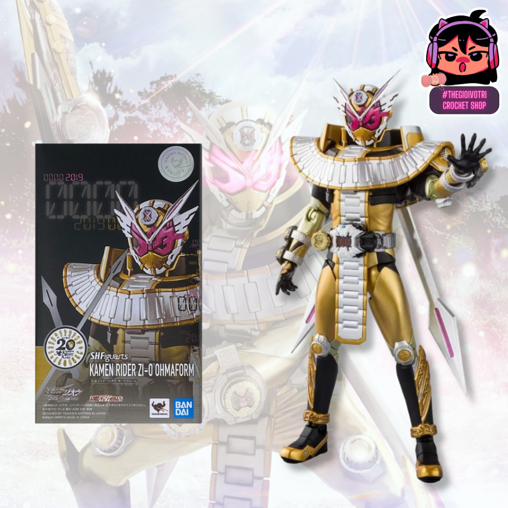 SHF BANDAI (AUTHENTIC) HIGH QUALITY ACTION FIGURE "KAMEN RIDER ZIO OHMA FORM - OVER QUARZTER" (2ND -