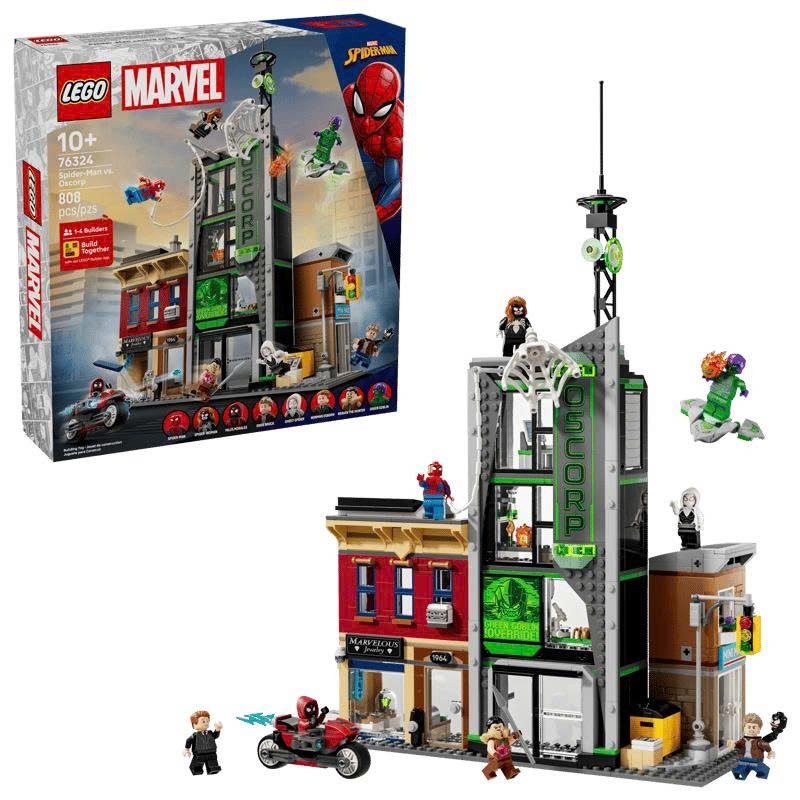 Lego 76324 Đồ Chơi Lắp Ráp Spider-Man vs. Oscorp