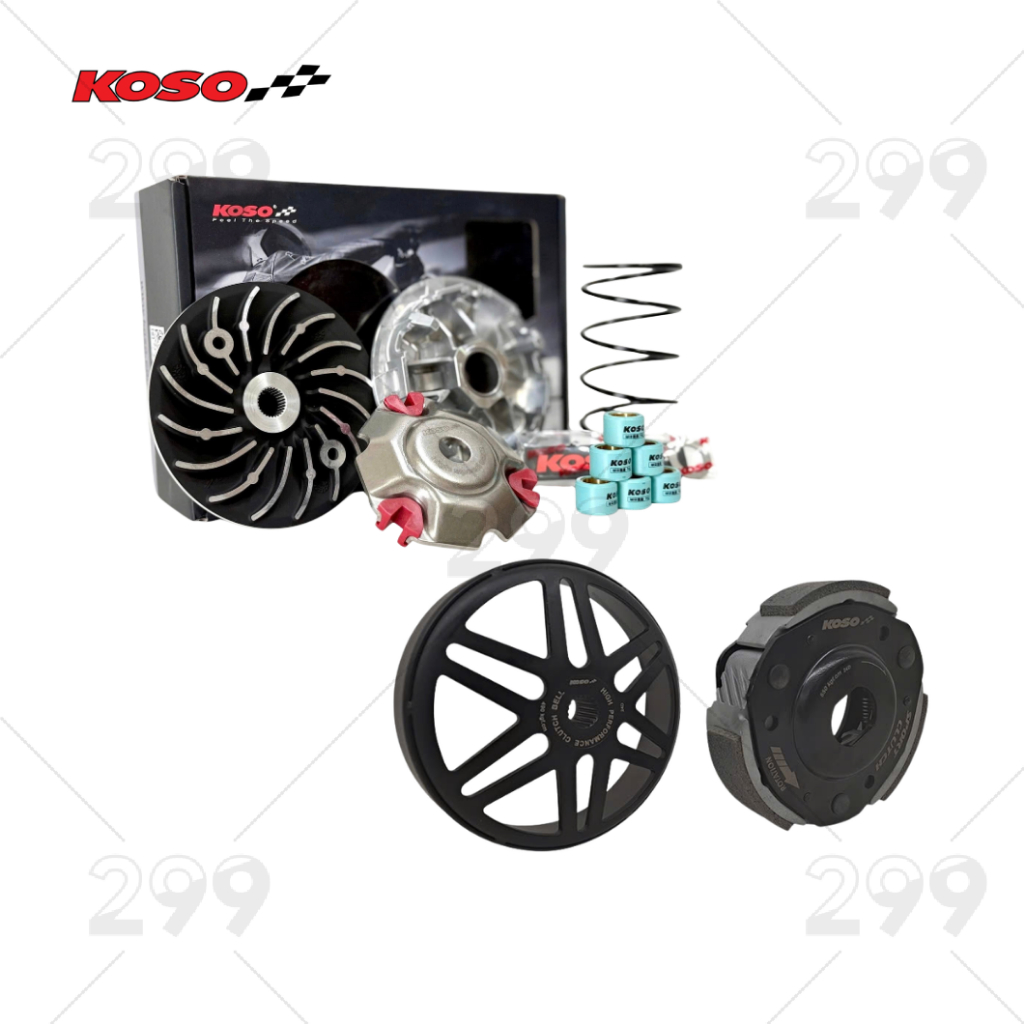 COMBO [Nồi trước V3] + [Nồi sau V3] Koso phiên bản mới nhất 2025-2026 cho AB/Click/Lead/Vario 125-15