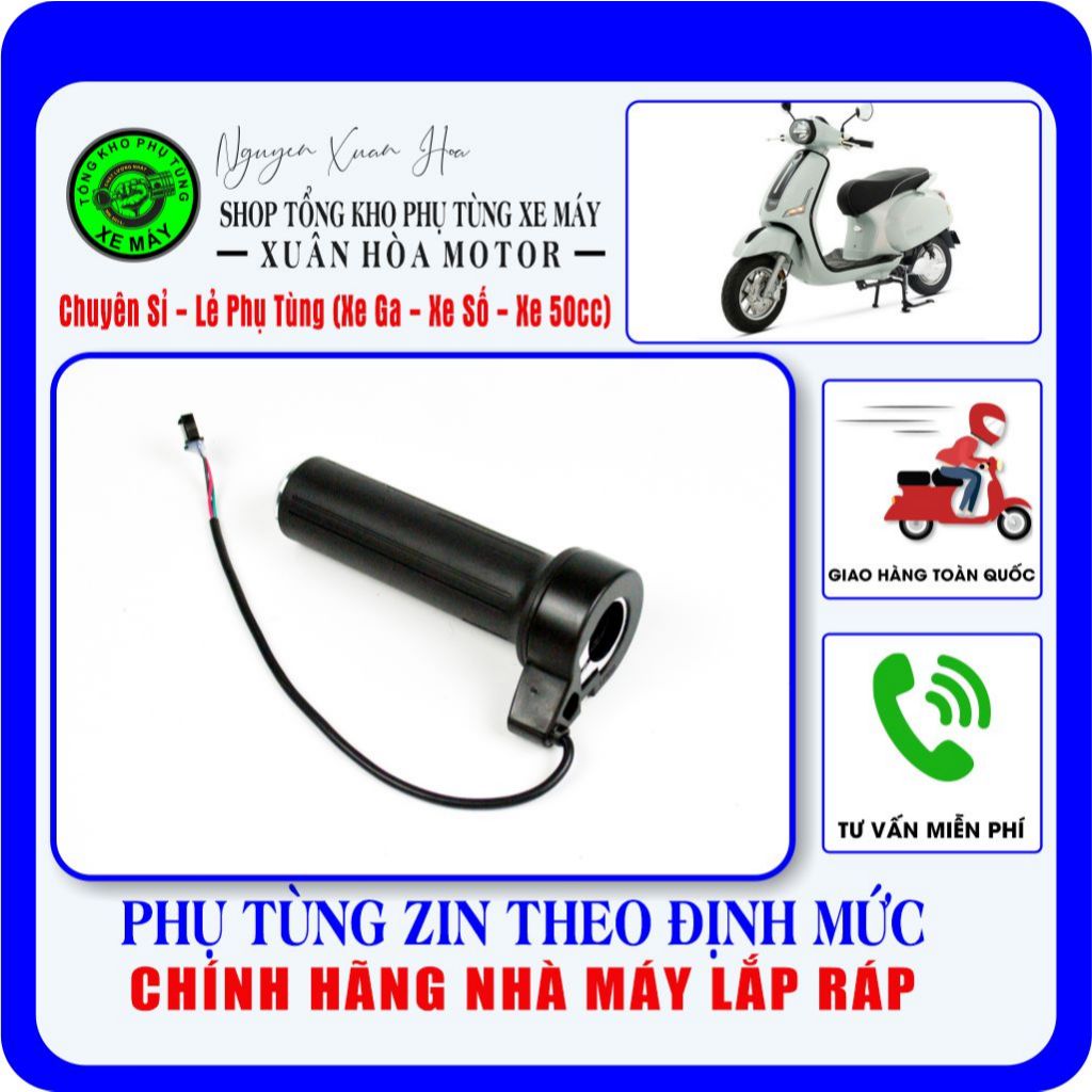Tay ga xe điện Vespa Espero / Gogo Espero/ Weezee Plus 3/ Velia E/ Weezee Plus 2/ Espero X-Lite... (