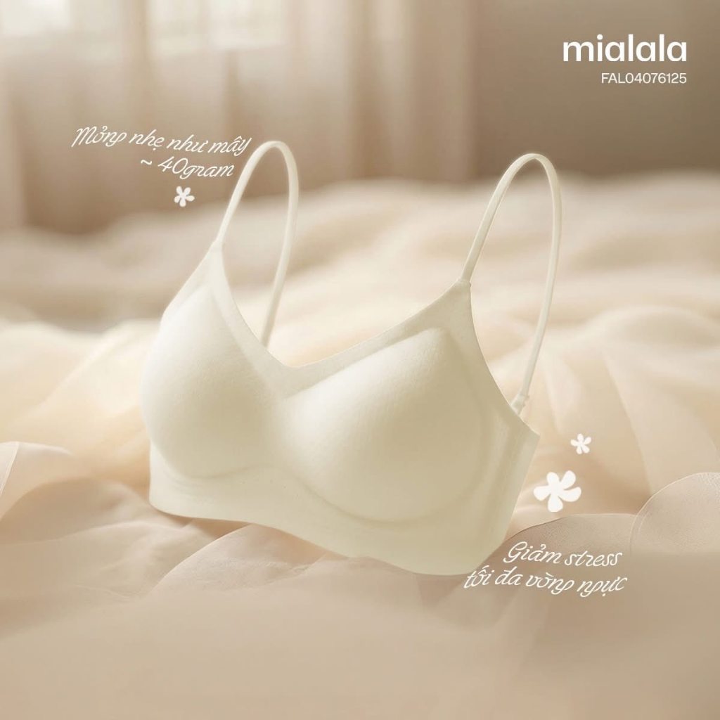 Mialala Áo Ngực Nữ Su 6125 Thoải Mái Mỏng Nhẹ Tàng Hình Không Gọng Không Viền Mát Lạnh Thoáng Khí | BigBuy360 - bigbuy360.vn