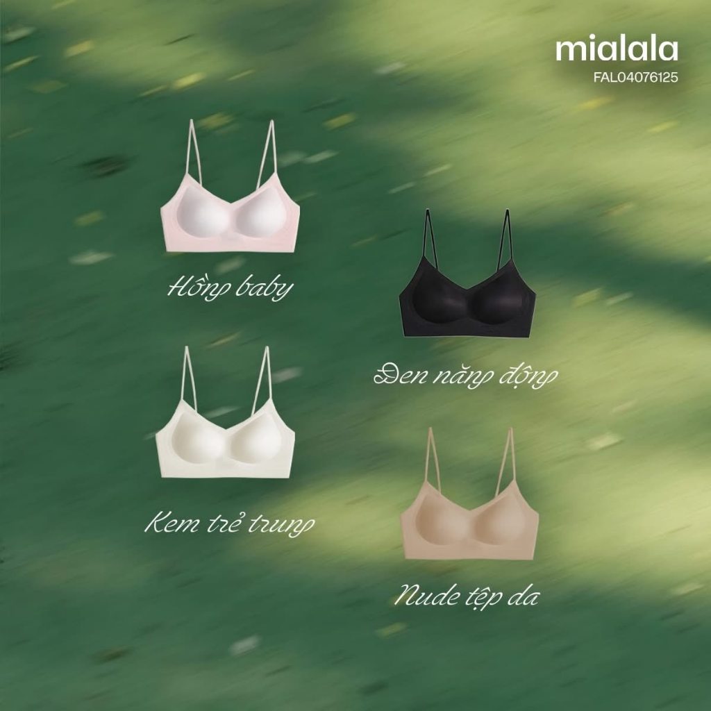 Mialala Áo Ngực Nữ Su 6125 Thoải Mái Mỏng Nhẹ Tàng Hình Không Gọng Không Viền Mát Lạnh Thoáng Khí | BigBuy360 - bigbuy360.vn