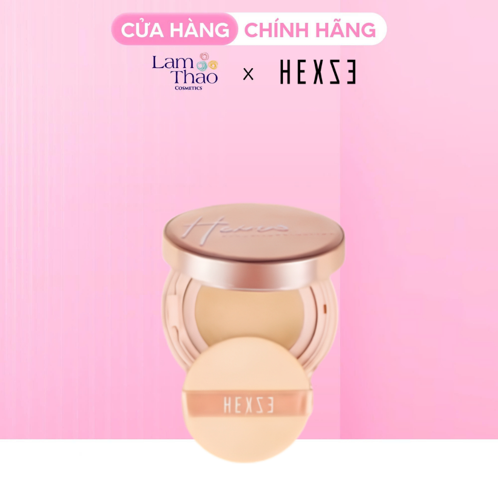 Phấn Nước Cấp Ẩm Lâu Trôi Hexze Brightening Longlasting Cushion Foundation ( Kèm Lõi )