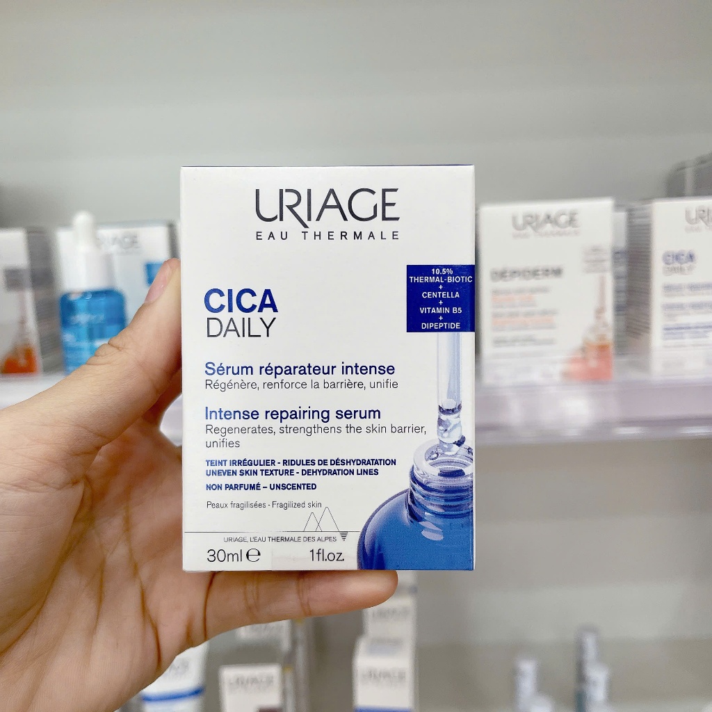 SERUM DƯỠNG ẨM, LÀM SÁNG MỊN DA URIAGE BARIÉDERM-CICA DAILY SERUM 30ml