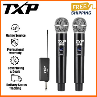 Micro không dây SM58 micro sạc không dây UHF chống hú chuyên nghiệp thích hợp biểu diễn ngoài trời