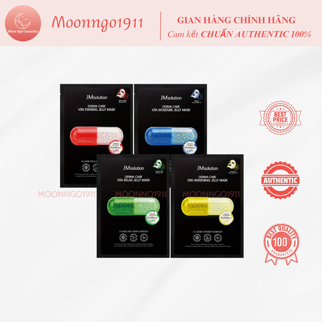(Hộp 10 mask) Mặt Nạ JMsolution Jelly Mask