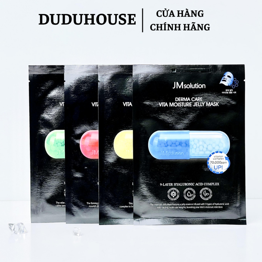Mặt nạ dưỡng da JM Solution Derma Care Vita Whitening Jelly Mask cấp ẩm, sáng da 30ml Duduhouse