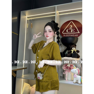 (M172) ĐỒ BỘ 2CE (40-63ky) Cổ V Lụa Hàn Vải mềm mát lạnh, may kỹ
