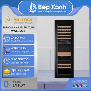 Tủ bảo quản rượu âm tủ Malloca MWC-95BI - Dung tích 241L - Hàng chính hãng