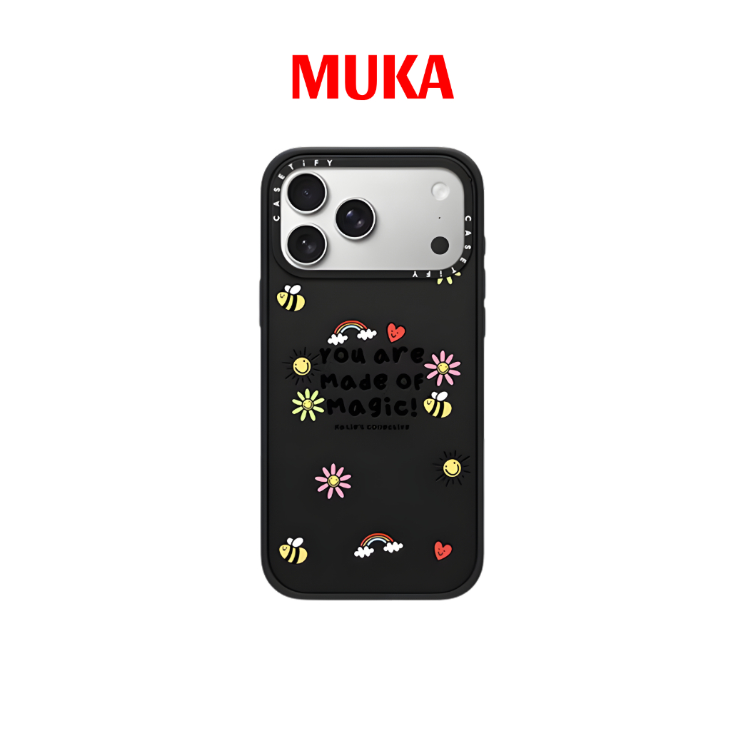 MUKA-Ôp điện thoại CASETiFY Katie's Collective Từ tính chống trầy tương thích Iphone 17 promax vỏ dt