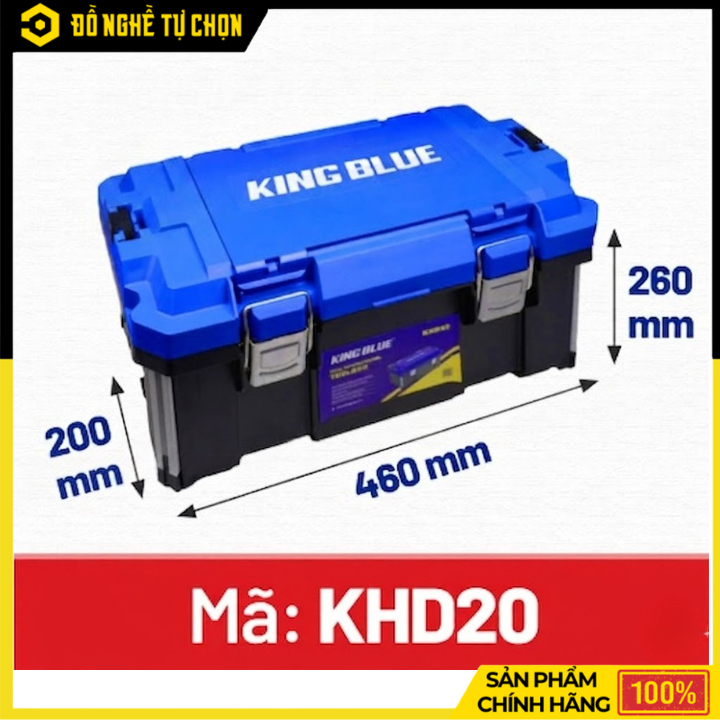 ⚡ Bộ Thùng Đựng Đồ Nghề Kingblue KHD20 / KHD4212/ KHD4216 / KHD4233 – Nhựa ABS Siêu Bền – Hàng Chính