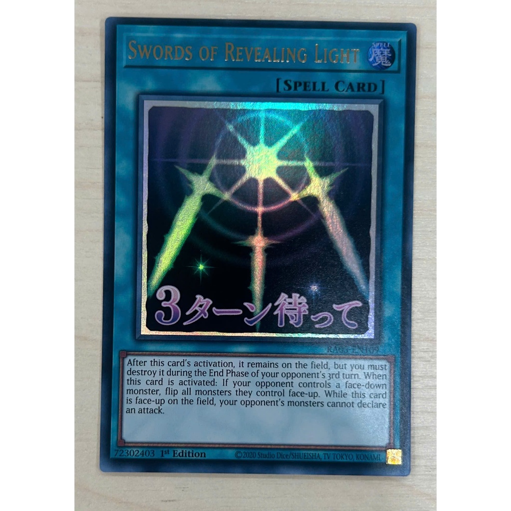 Thẻ bài Yugioh - Swords of Revealing Light - Rarity Collection 5 (RA05)