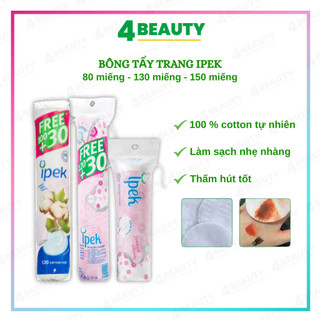 Bông Tẩy Trang Ipek Siêu Mềm Mịn - 4 Beauty