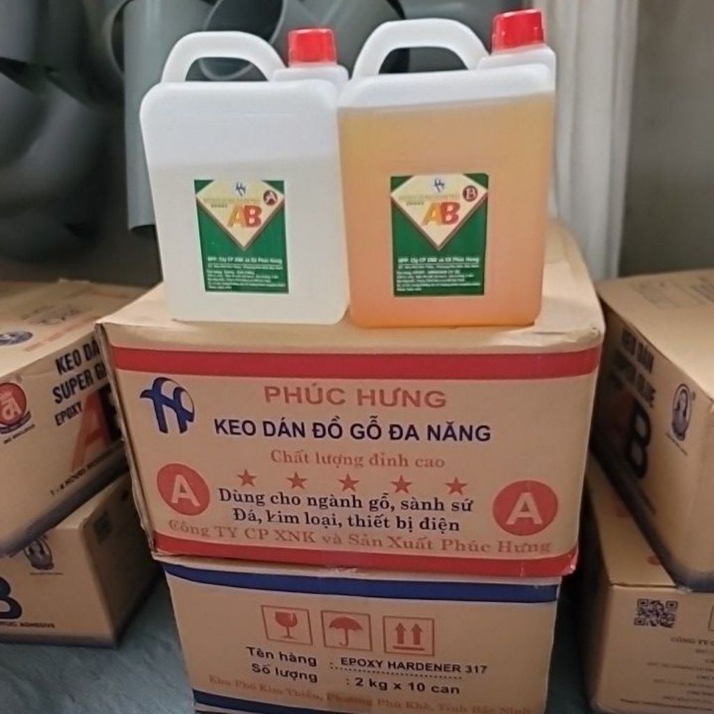 Keo AB gắn gỗ, keo 2 thành phần ab dán gỗ