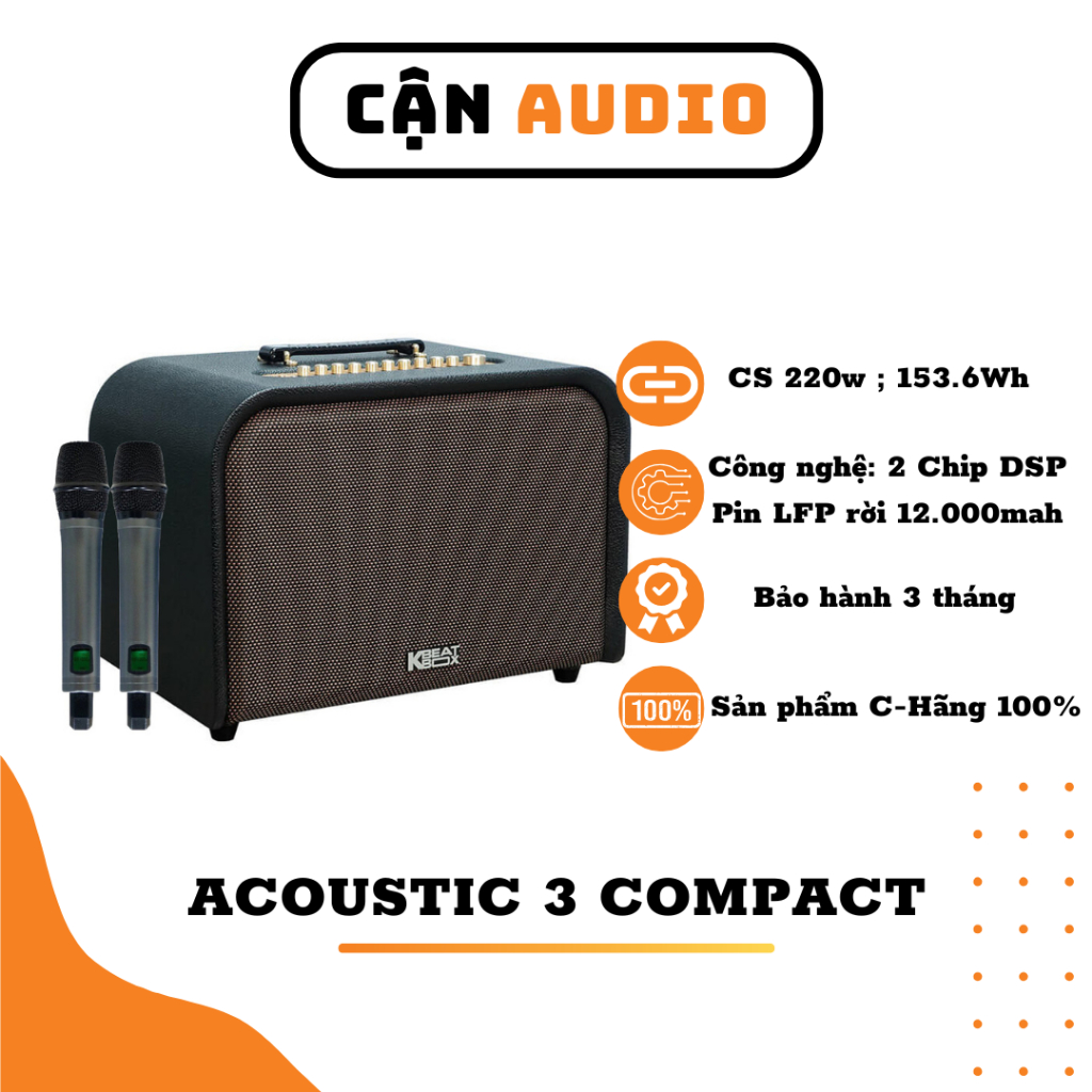 Loa Acnos Acoustic 3 Compact - Cận Audio