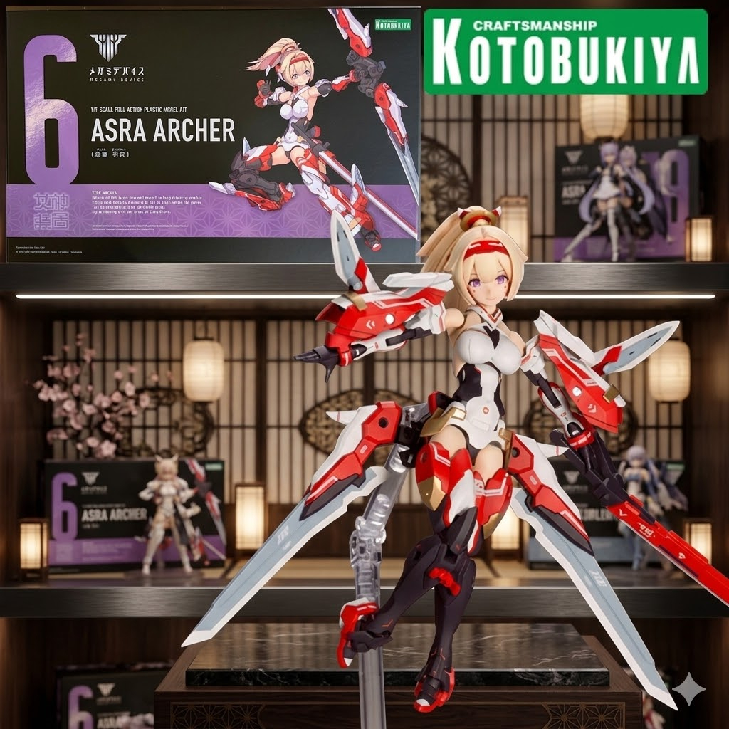 Megami Device Asra Archer – Model Kit Lắp Ráp Mecha Girl Kotobukiya Chính Hãng