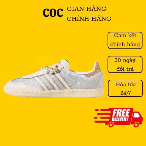 [ Authentic ] Giày Thể Thao Nữ Adidas Samba OG Clover Desert