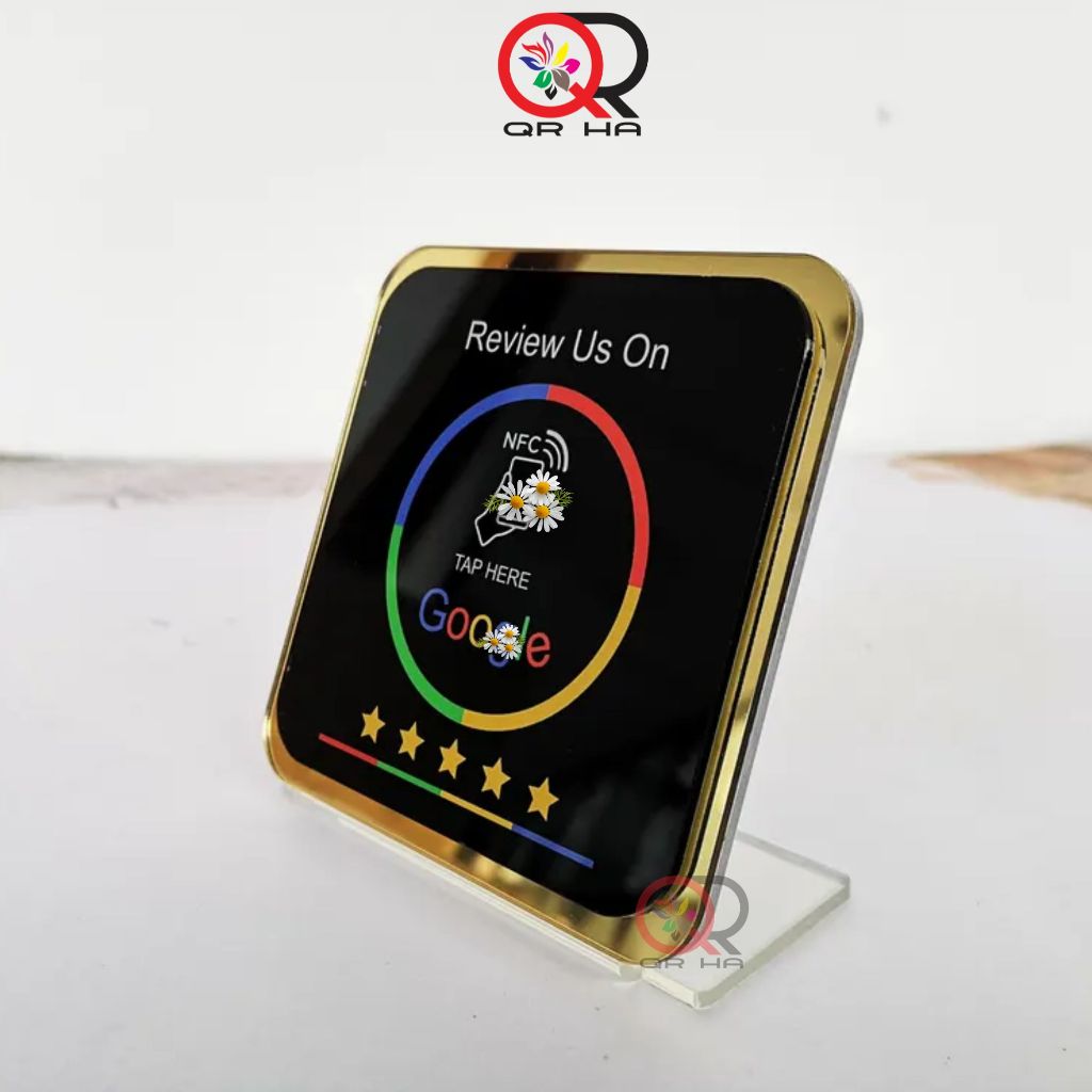 Bảng Review Google Maps NFC & QR Code Mica