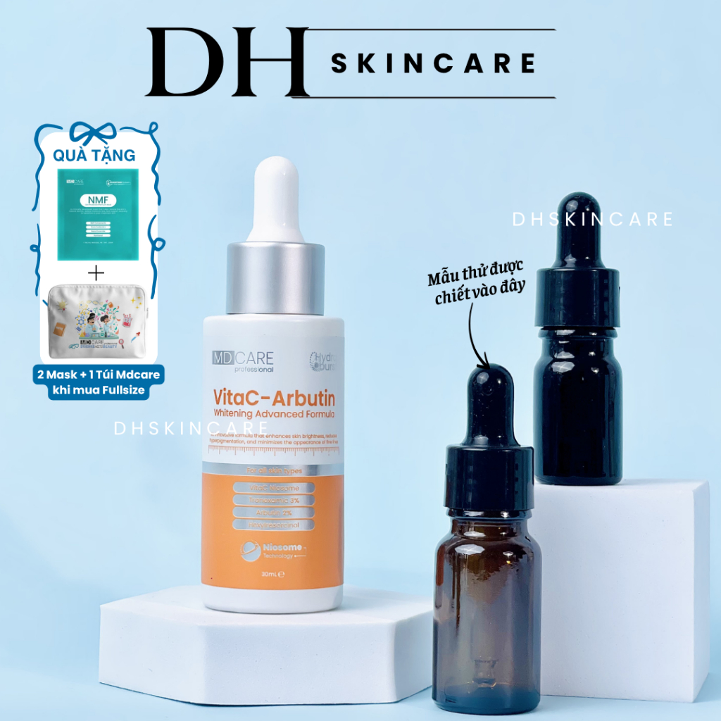 Tinh chất MD Care VitaC Arbutin Whitening Advanced Formula Serum 30ml Dhskincare