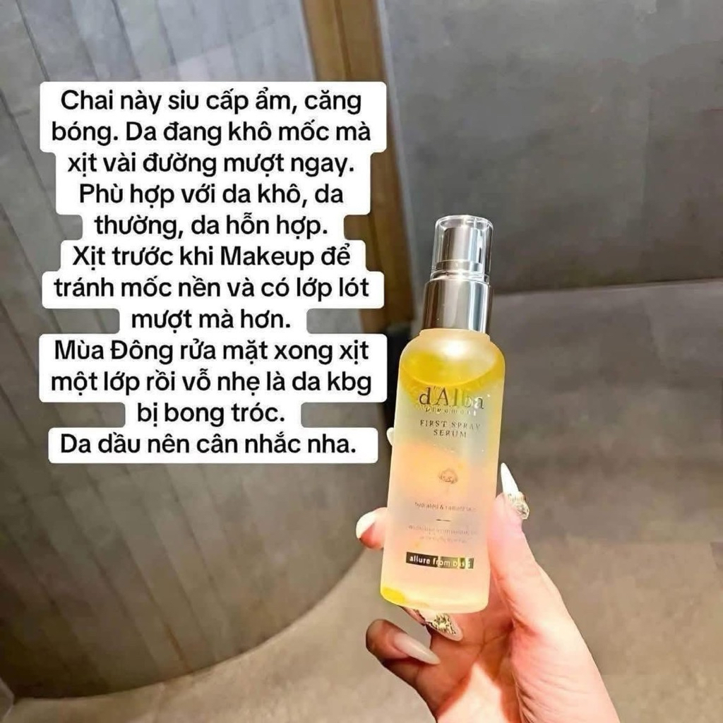 Xịt khoáng D’Alba