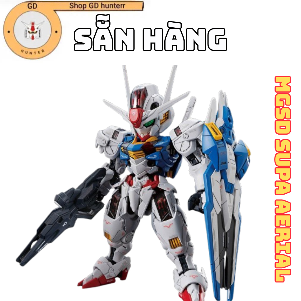 [SẴN HÀNG] Mô hình lắp ráp MGSD SUPA Aerial, Đồ chơi lắp ráp nhựa (Tặng Decal Nước)