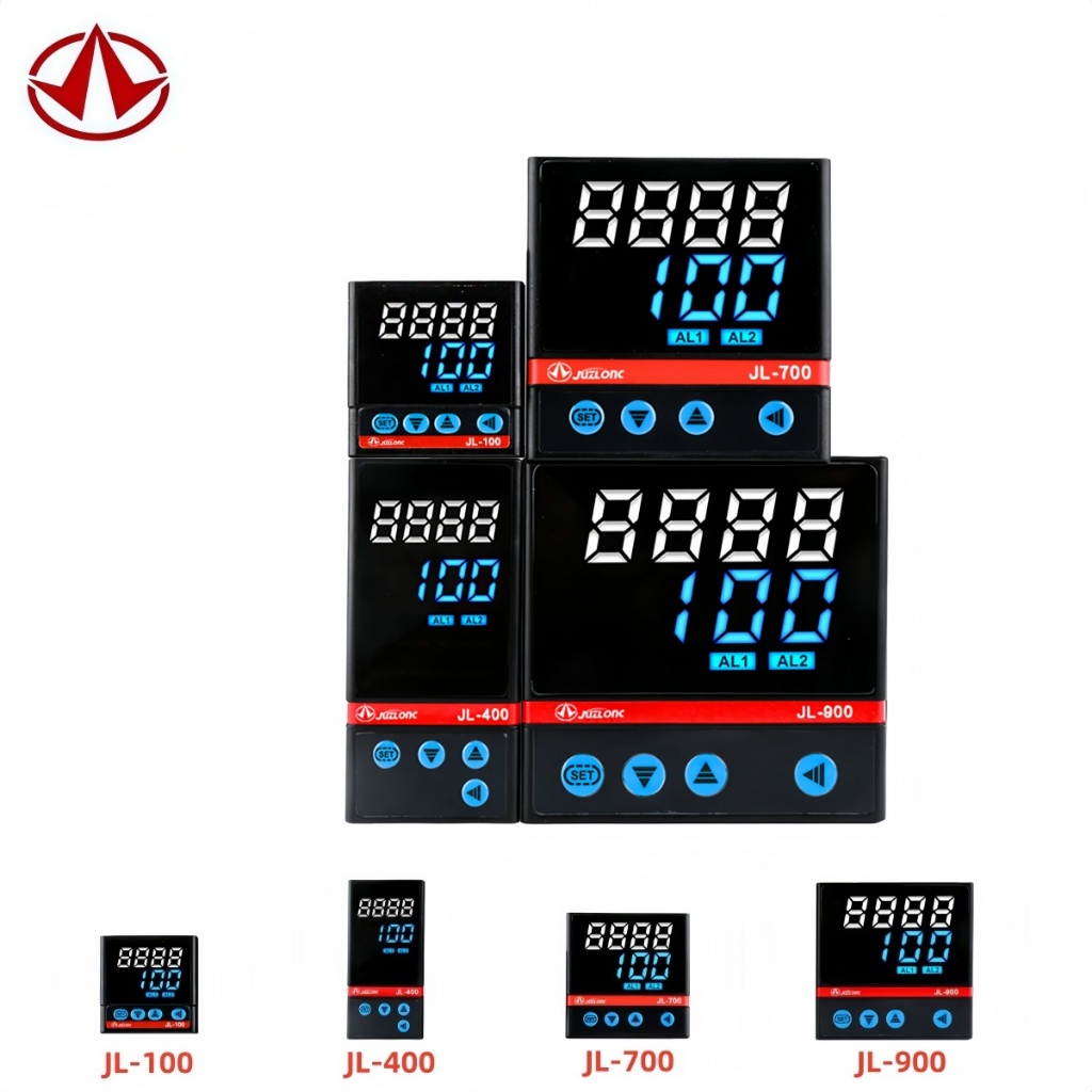 Bộ điều khiển nhiệt độ PID JL-100/400/700/900 thay REX-C100/C400/C700/C900, Relay+SSR, 2 cảnh báo