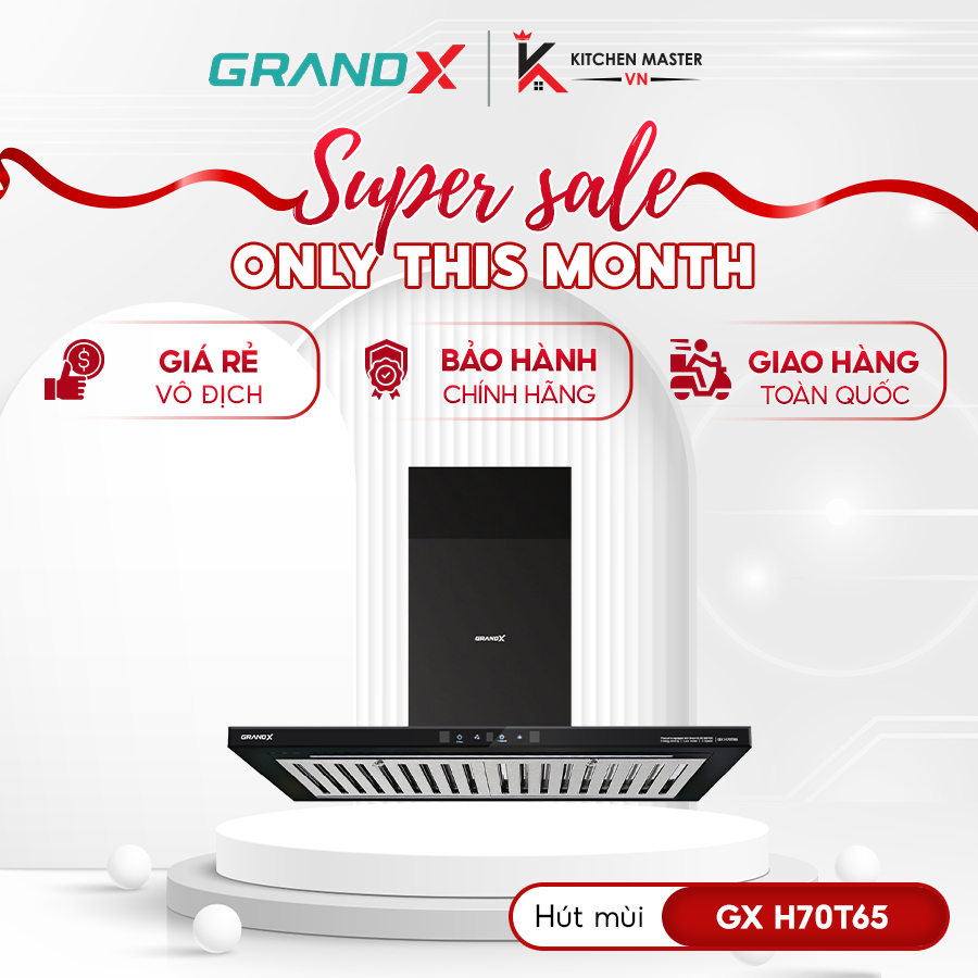 Máy Hút Mùi GrandX GX H70T65 –Máy Hút Mùi Mini Cho Nhà Nhỏ