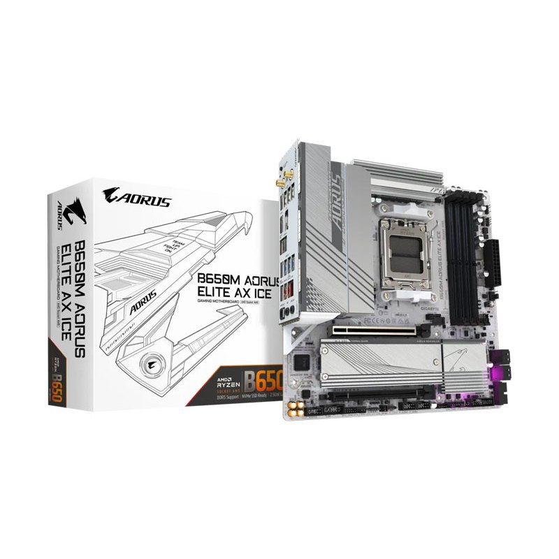 Mainboard Gigabyte B650M AORUS ELITE AX ICE WIFI DDR5