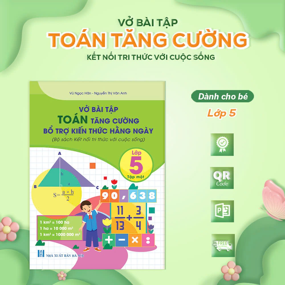 Sách, Vở Bài Tập Toán, Tăng Cường, { Lớp 5 Tập 1 }