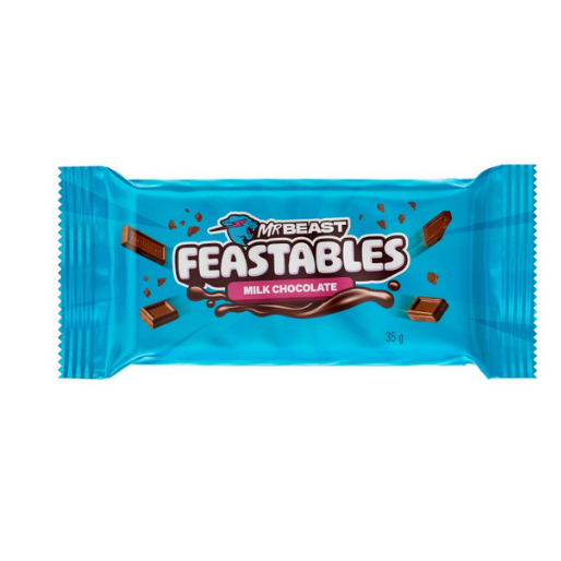 [Auth Mỹ] Socola MrBeast FEASTABLE ngon nhất thế giới vị Milk Chocolate (thanh 35gr)