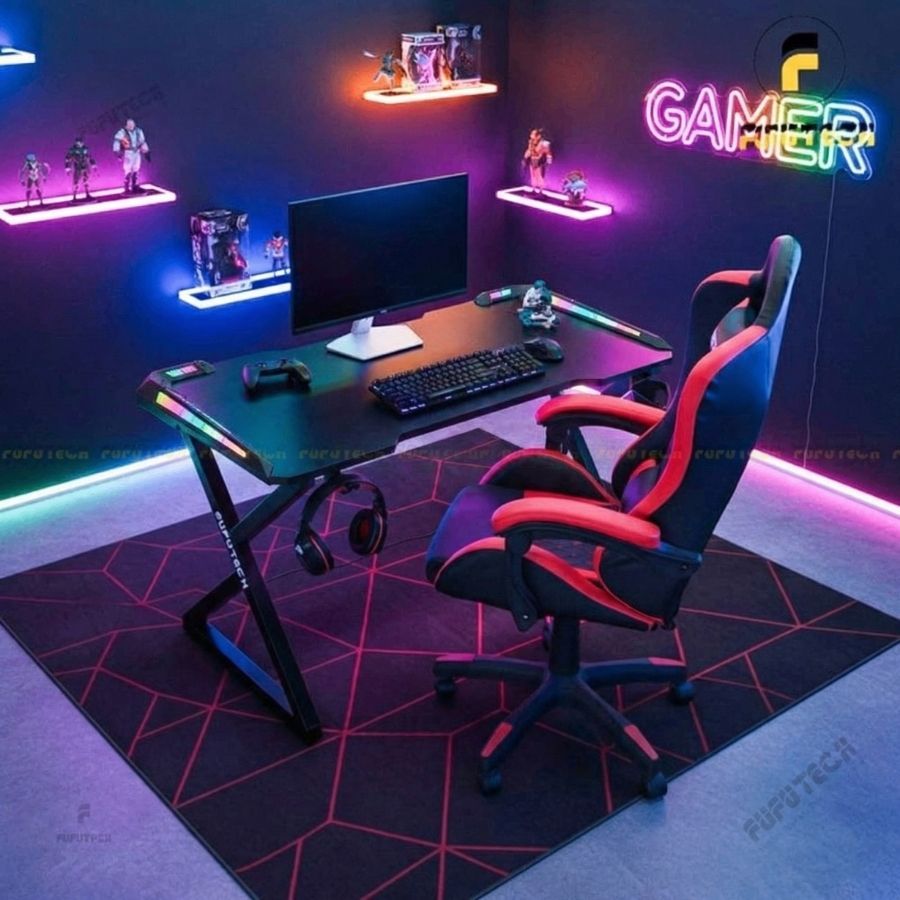 Bàn Gaming, Làm Việc 1m2, 1m4 X RAZER FUFUTECH, Thiết Kế Hiện Đại, Chắc Chắn, Tích Hợp Phụ Kiện Gaming | BigBuy360 - bigbuy360.vn