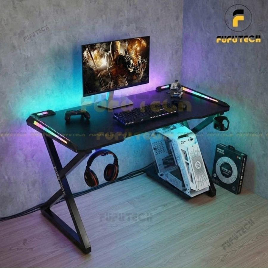 Bàn Gaming, Làm Việc 1m2, 1m4 X RAZER FUFUTECH, Thiết Kế Hiện Đại, Chắc Chắn, Tích Hợp Phụ Kiện Gaming | BigBuy360 - bigbuy360.vn