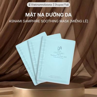 [Miếng lẻ] Mặt nạ dưỡng sáng & phục hồi da Asnami Samphire Soothing Mask 25ml (1 miếng)