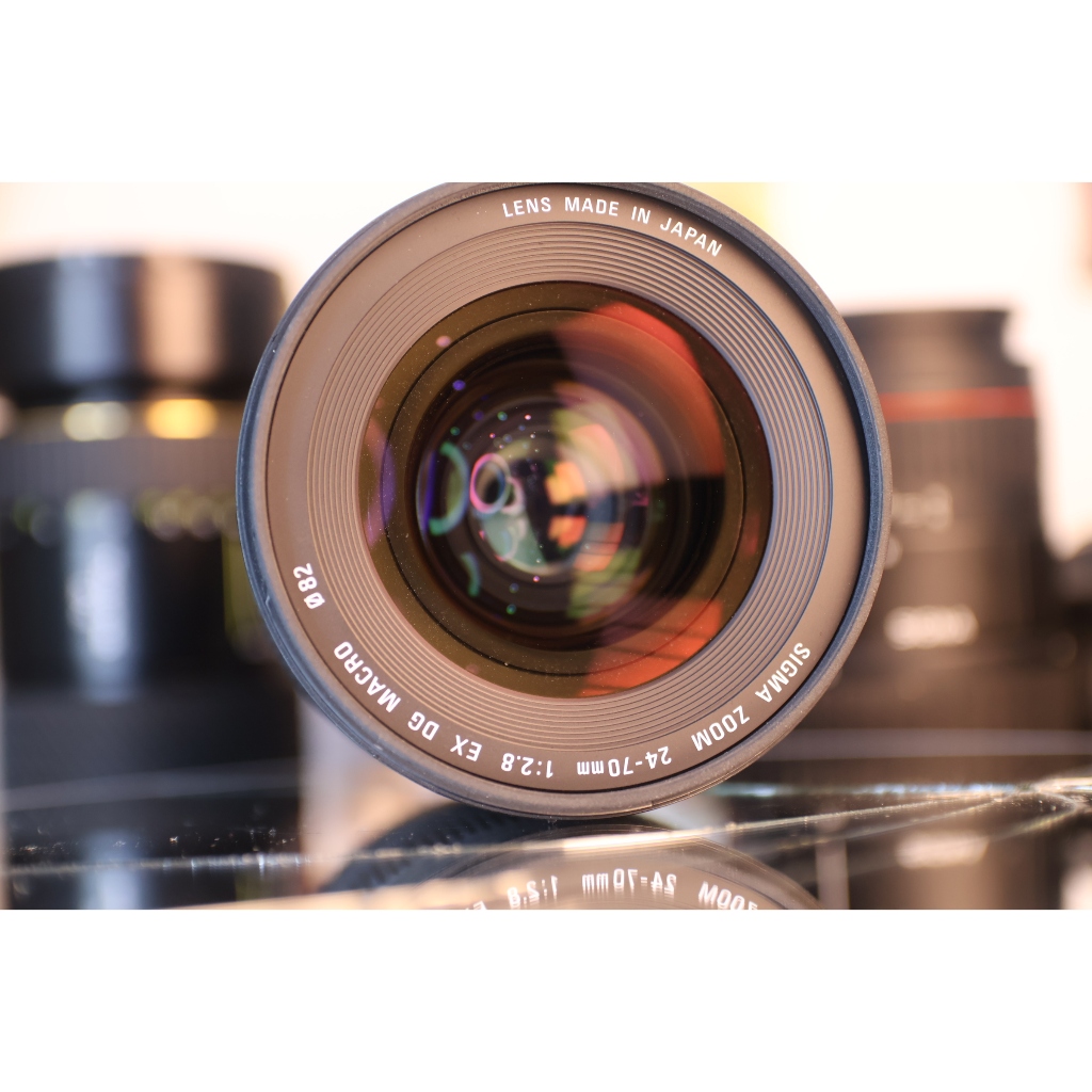 lens canon Sigma 24-70mm f2.8 EX DG hoạt độ tốt 97% - bảo hành 1 tháng - Lens máy ảnh