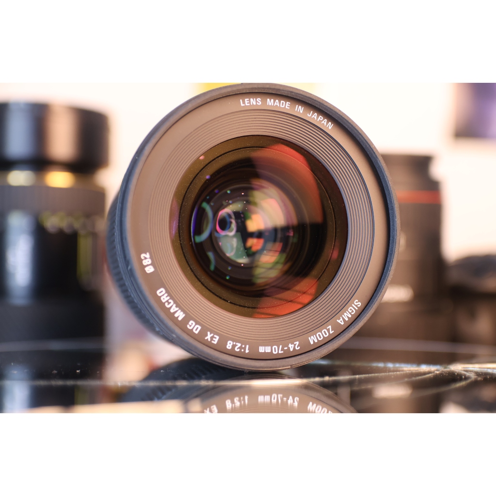 lens canon Sigma 24-70mm f2.8 EX DG hoạt độ tốt 97% - bảo hành 1 tháng - Lens máy ảnh